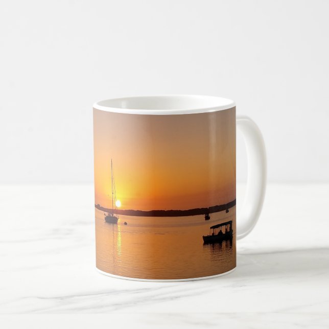Mug Baie Morro au coucher du soleil (Devant droit)