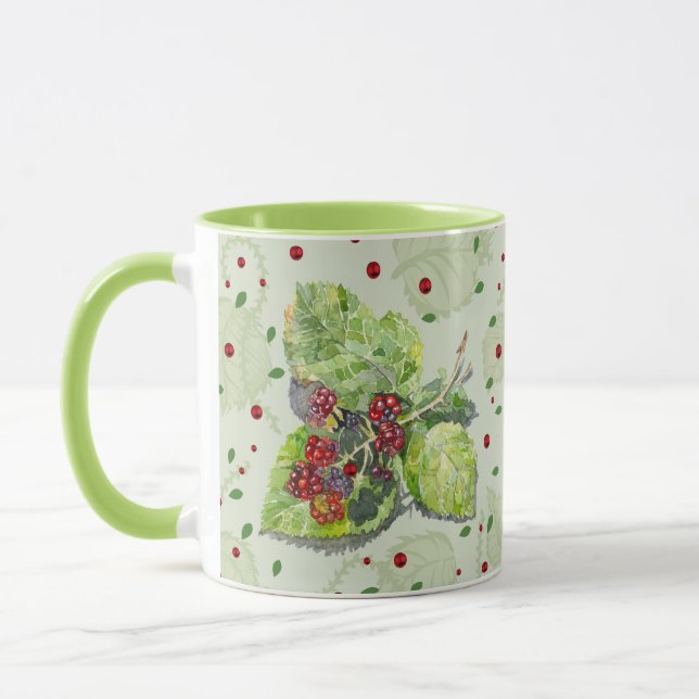 Mug Baies noires rouges et noires (Gauche)