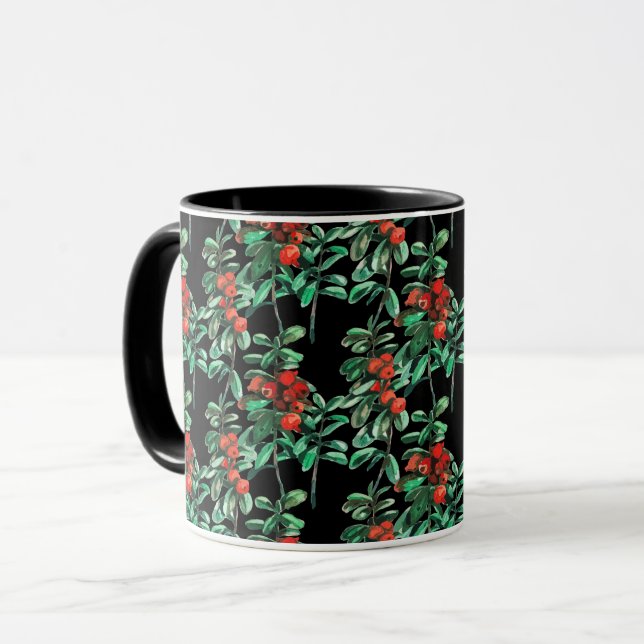 Mug Baies rouges, lingonberries (Devant gauche)