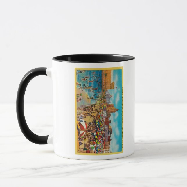 Mug Baignade dans le lagon, Long Beach (Gauche)