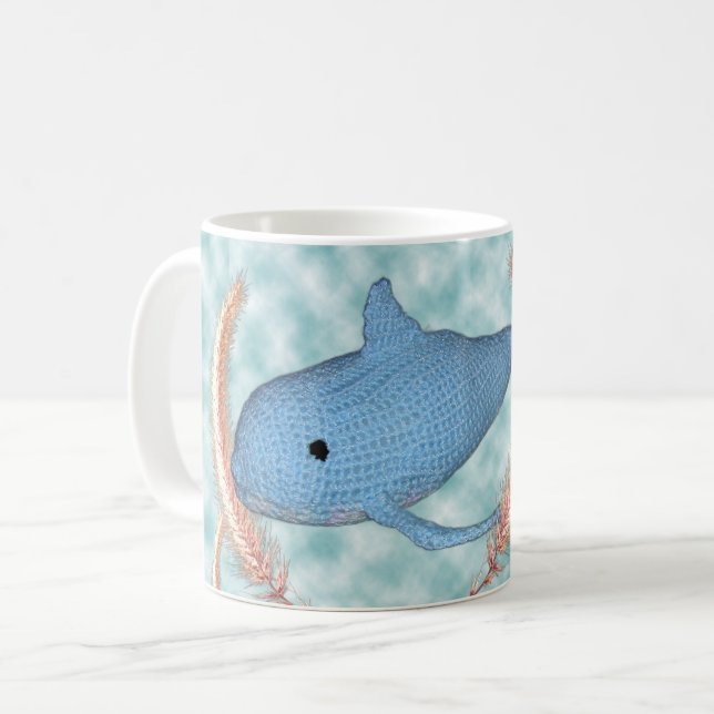 Mug - Baignade de baleine à travers l'herbe (Devant gauche)