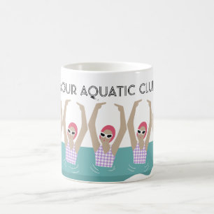 Mug Baignades personnalisées Club aquatique