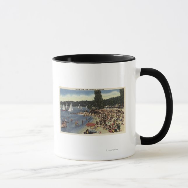 Mug Baigneurs sur la plage de Bathing Cove (Droite)