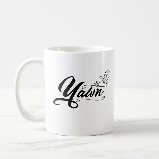 Mug Bâillement Drôle (Gauche)