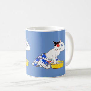 Mug Bain de chat japonais humoristique I