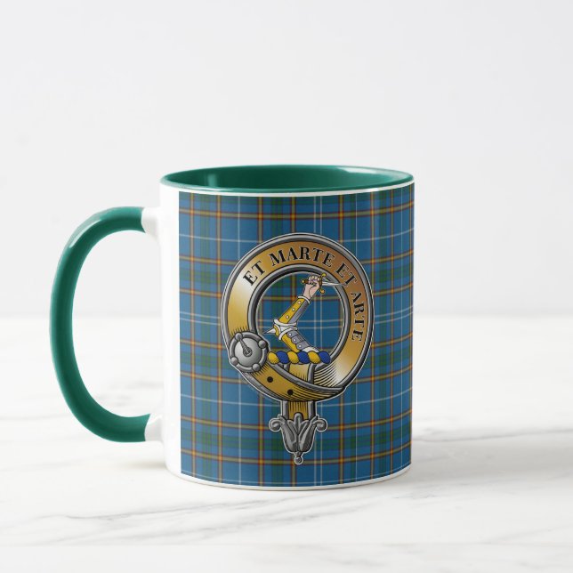 Mug Bain Tartan & Badge (Gauche)