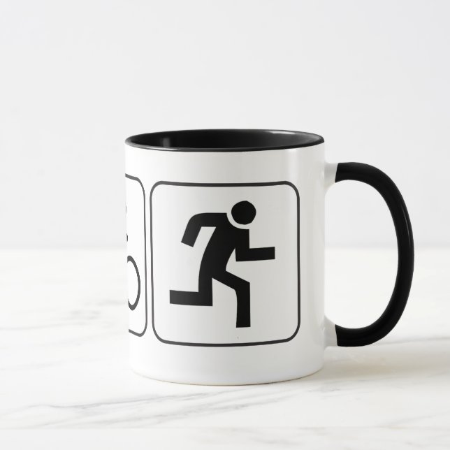 Mug Bain, vélo, course - triathlon (Droite)