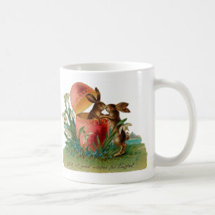 Mug Baiser de Bunny de Pâques Vintage