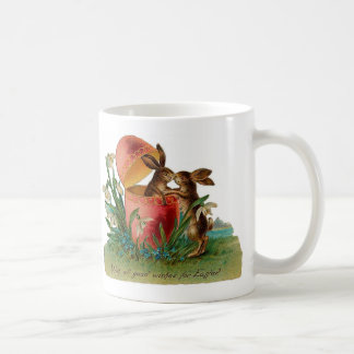 Mug Baiser de Bunny de Pâques Vintage