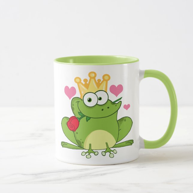Mug Baiser de grenouille de Saint-Valentin (Droite)