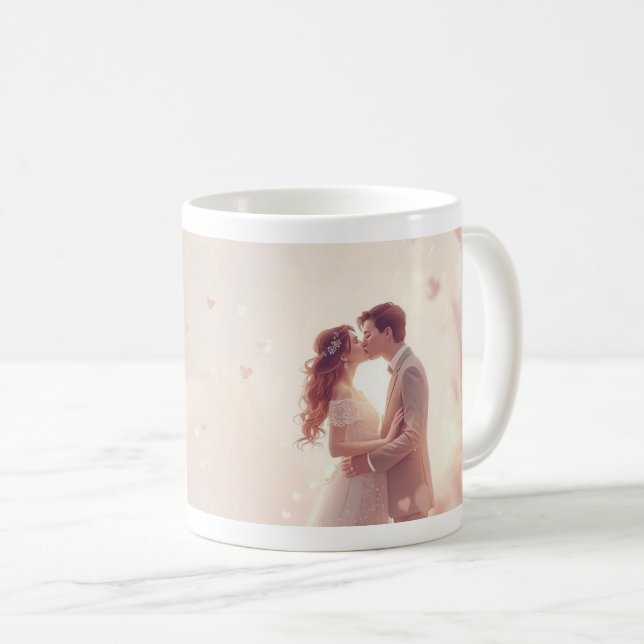 Mug Baiser doux sous l'amour (Devant droit)