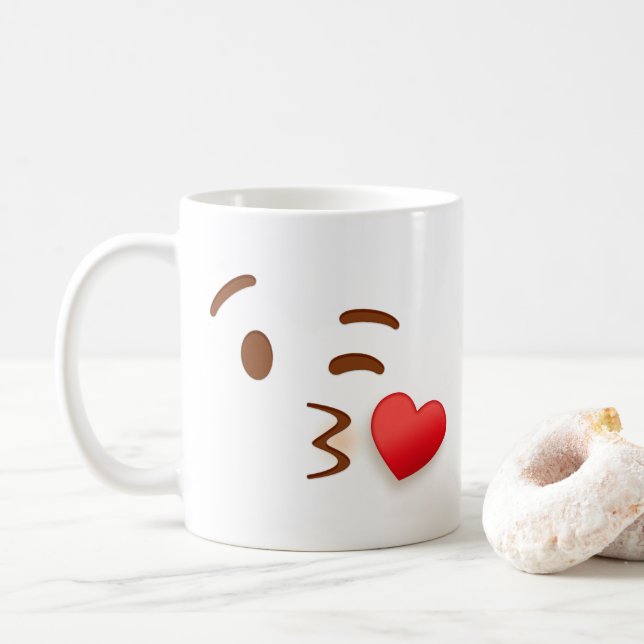 Mug Baiser Emoji (Avec donut)