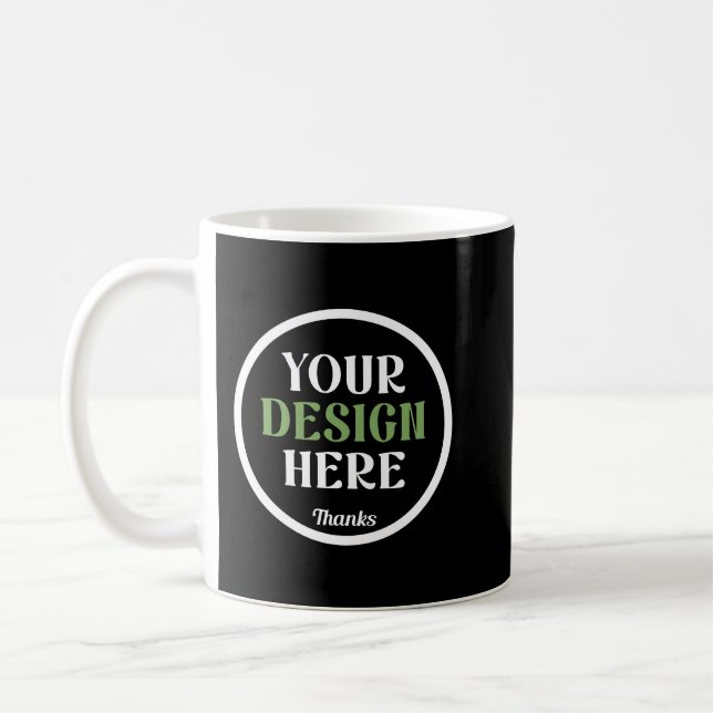 Mug baiser personnalisé, unique, élégant et minimalist (Gauche)
