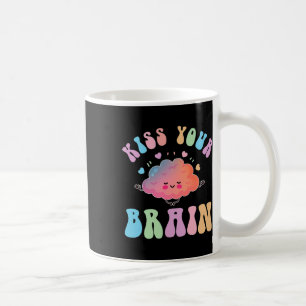 Mug Baiser votre cerveau Retro Sensibilisation sur l'a