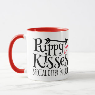 Mug Baisers à chiots...offre spéciale Valentine's