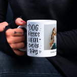 Mug Baisers de chien guérir tout Personnalisé Photo Mu<br><div class="desc">Personnalisez cette tasse avec votre texte et vos photos pour créer un cadeau unique ! Modifiable à n'importe quelle couleur de votre choix. Conçu par Berry Berry Sweet,  papeterie moderne et cadeaux personnalisés. Visitez notre site Web à l'adresse www.berryberrysweet.com pour voir toutes nos gammes de produits.</div>