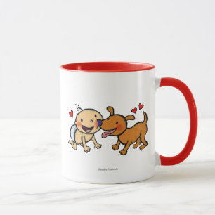 Mug Baisers de nez de bébé du chien
