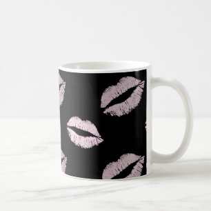 Mug Baisers Rose Argenté