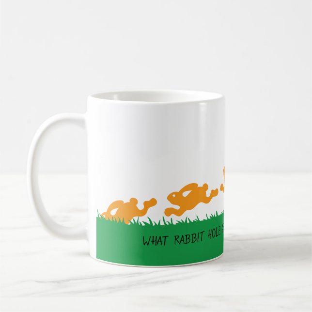 Mug Baisse De La Boue De Trou De Lapin (Gauche)