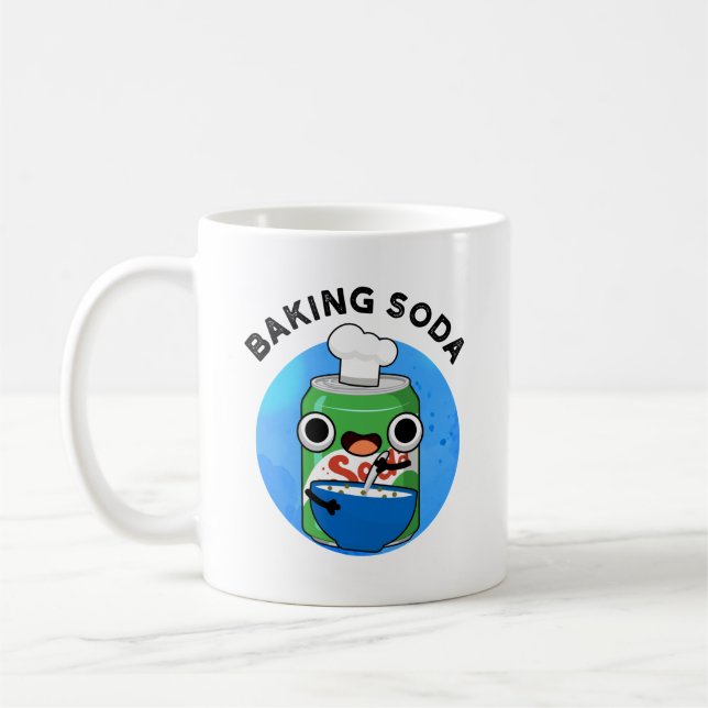 Mug Baking Soda Funky Soda Pop Pun (Gauche)