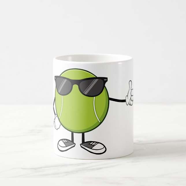 Mug Bal de tennis ensoleillé (Créateur téléchargé)
