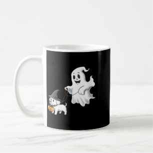 Mug Balade Fantôme Féminin T-Shirt Col en V Halloween