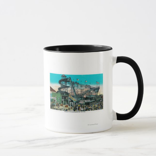 Mug Balades d'attractions au Pike, Long Beach (Droite)