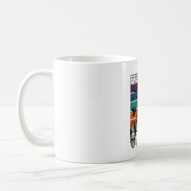 Mug Balais Gratuits Halloween Maison Hantée Sorcière S (Gauche)