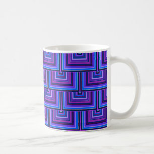 Mug balance carré bleue et violette