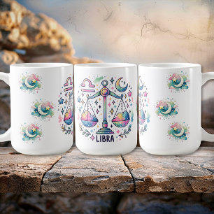 Mug Balance coloré de la Balance Zodiaque Astrologie