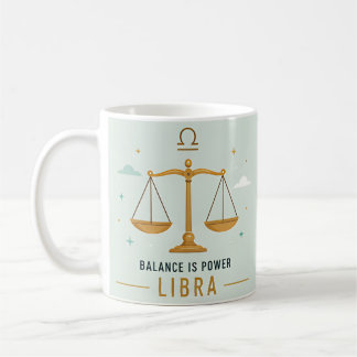 Mug Balance de la Balance est Puissant Coloré Zodiaque