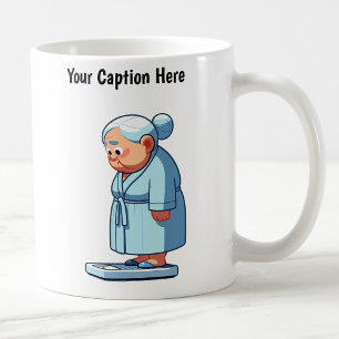 Mug Balance de poids de dessin animé personnalisable 