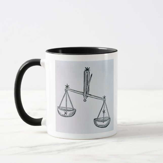 Mug Balance (les échelles) une illustration du 'Poeti (Gauche)