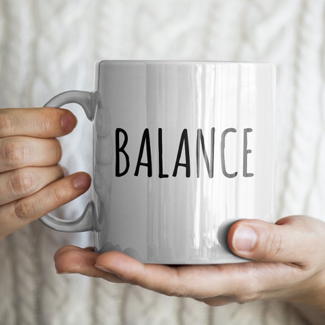 Mug "Balance" Simple Moderne Agritourisme (Créateur téléchargé)