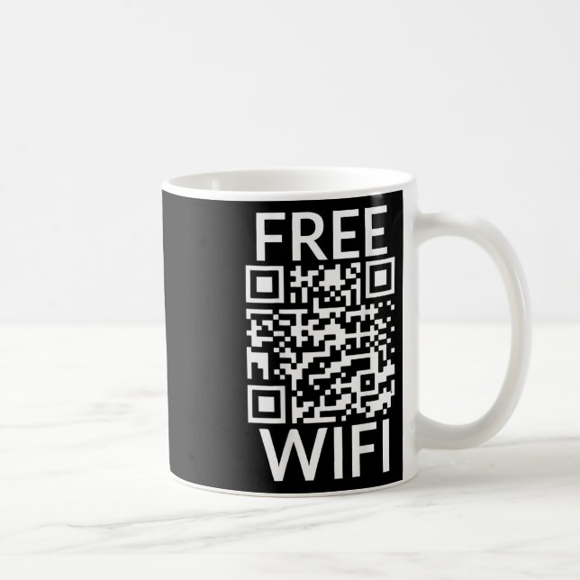 Mug Balayage amusant Wifi gratuit Trump Dancing Prank  (Droite)