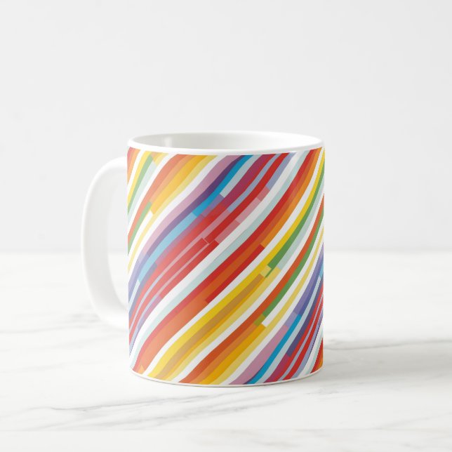 Mug Balayage arc-en-ciel (Devant gauche)
