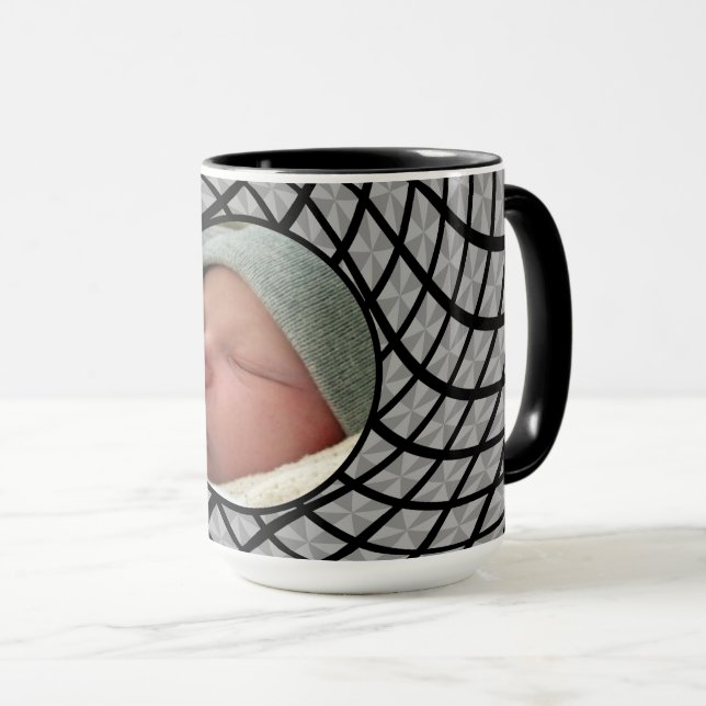 Mug Balayage géométrique (Devant droit)