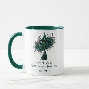Mug Balayer les problèmes d'hier et la douleur Hallowe