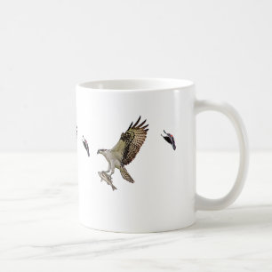 Mug Balbuzard chassé par un merle à ailes rouges