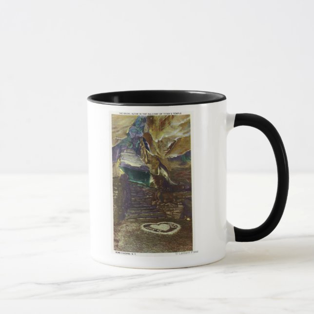 Mug Balcon du temple de Titan Vue de la nuptiale (Droite)