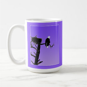Mug Bald Eagle at Sunset - Art original de la faune