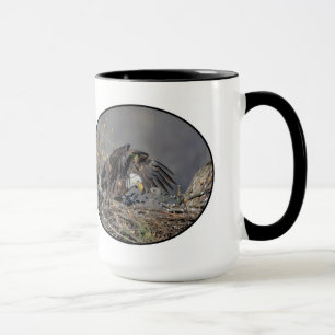 Mug Bald Eagle avec son bébé