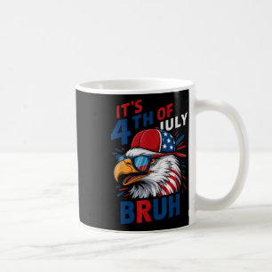 Mug Bald Eagle Bruh 4 juillet Enfants Garçons Indépend