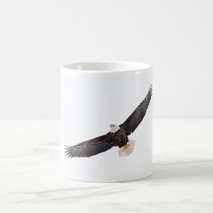 Mug Bald Eagle en vol