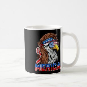 Mug Bald Eagle Mullet Merica drapeau américain Patriot