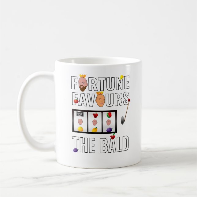 Mug Bald man funny top funny bald joke gift bald and p (Gauche)
