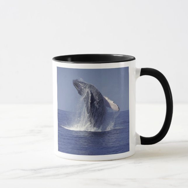 Mug Baleine à bosse faisant une cabriole (Megaptera (Droite)