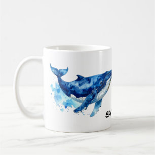 Mug Baleine à bosse Hope Timmy en aquarelle