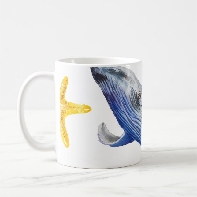 Mug Baleine à graphisme d'entreprise : Tableau de chan (Gauche)