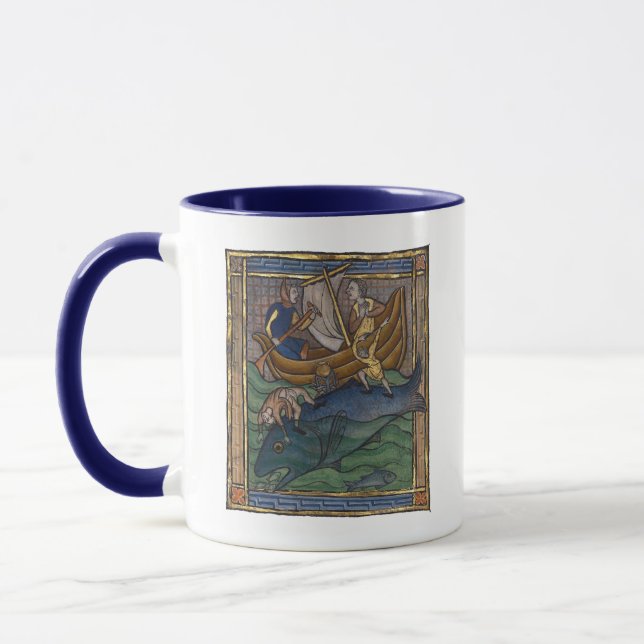Mug Baleine bestiaire médiévale c. 1270 (Gauche)